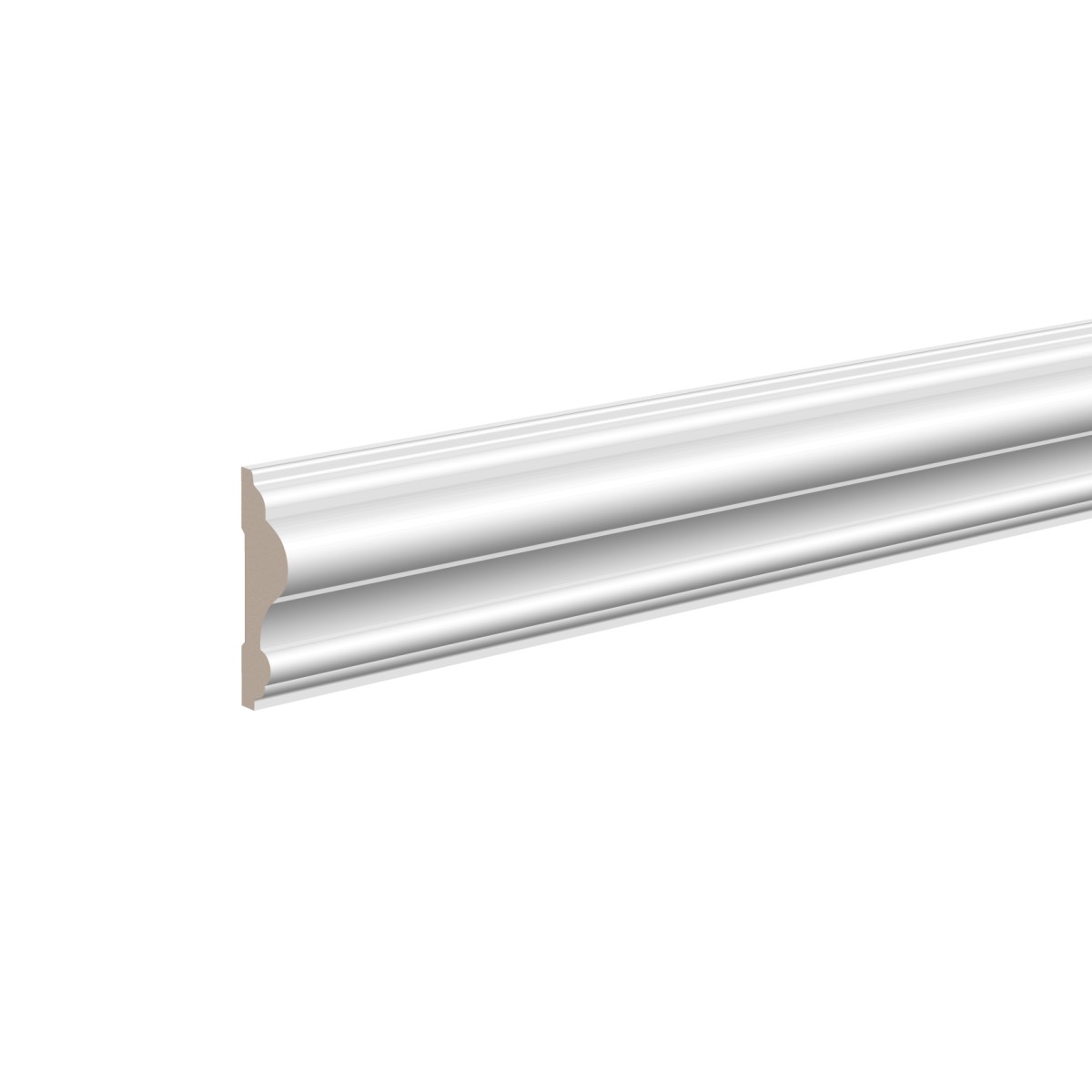 Молдинг Ultrawood White U 0002 p 2000×45×14